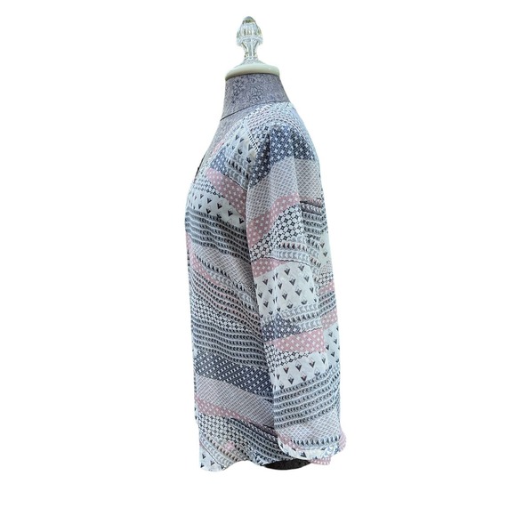 Maurices women's sheer v neck 3/4 sleeve blouse size medium - Picture 3 of 6